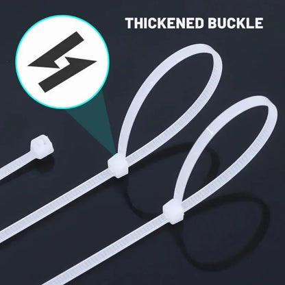 Nylon Cable Ties Self Locking Zip Ties for Cable Management