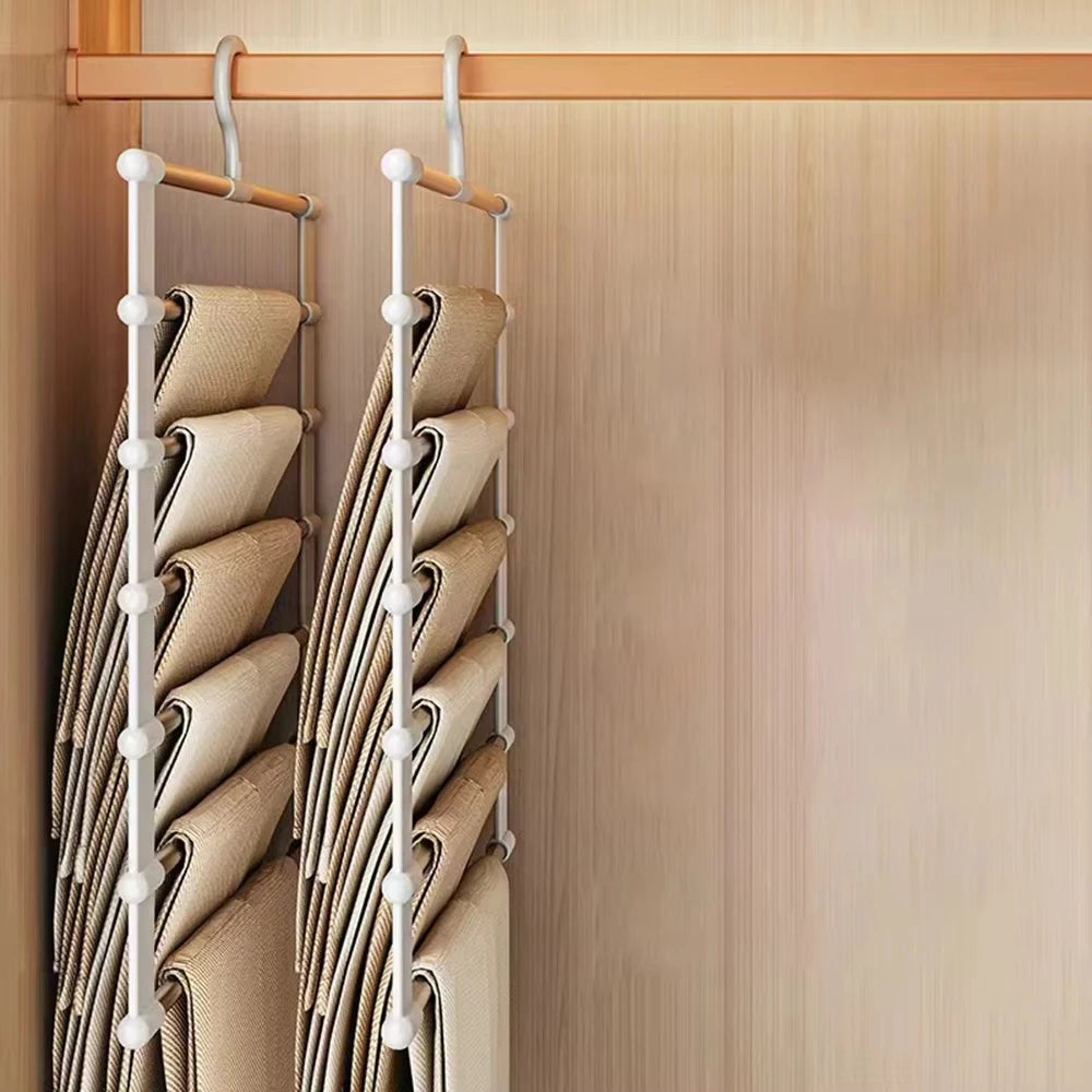 Pants Hanger – Multi Layer Space Saving Closet Organizer