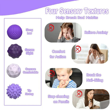Magnetic Sensory Balls – Silicone Fidget & Sensory Toy