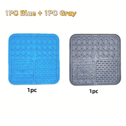 Dog Lick Mat for Slow Feeding, Training and Bath Time Distraction