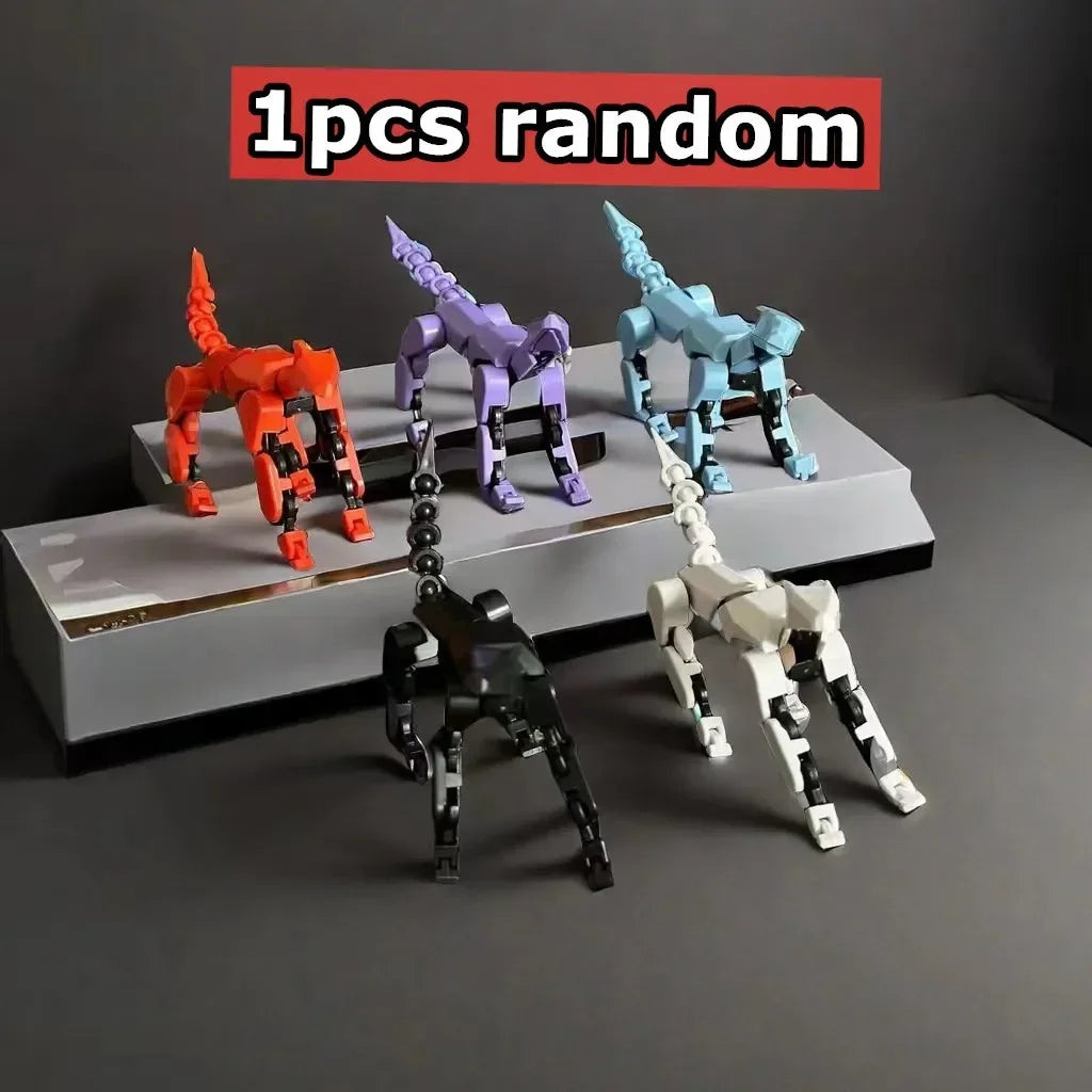Movable Robot Action Figure, 13-Joint Poseable Model Toy – 14CM