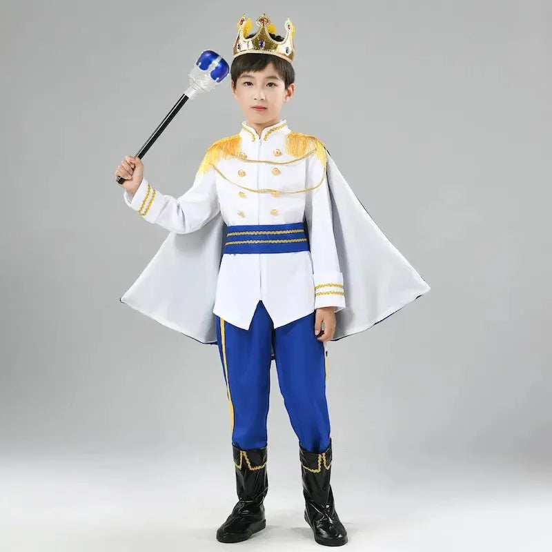 Royal Prince Costume – Kids Medieval King Dress-Up Set