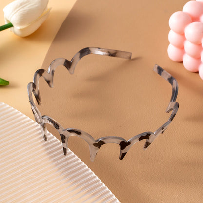 U Shape Headband Non Slip Teeth Hair Hoop for Fluffy Hair Volume