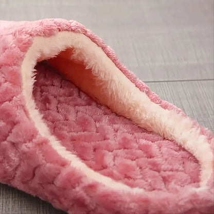Fluffy Home Slippers – Soft Plush Indoor Slides for Men and Women