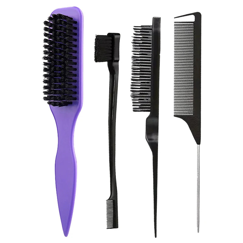 Slick Back Hair Brush – Smoothing Edge Control Brush