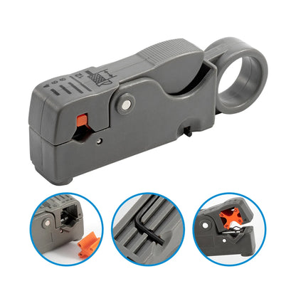 Coaxial Cable Stripper – Adjustable Wire Stripping Tool