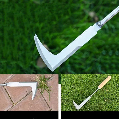 Garden Weeding Tool – L-Shaped Stainless Steel Gap Weed Remover