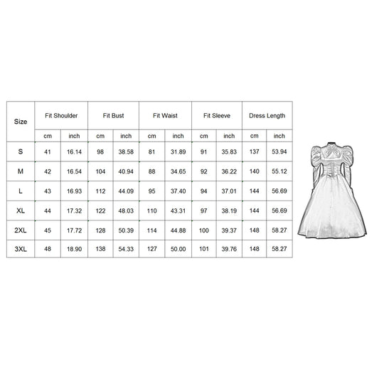Women Gothic Victorian Dress Renaissance Ball Gown Vampire  Rococo Costume Black