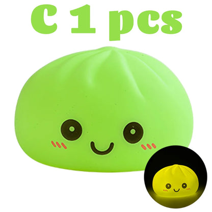 Dumpling Night Light, 8cm LED Cute Desktop Lamp