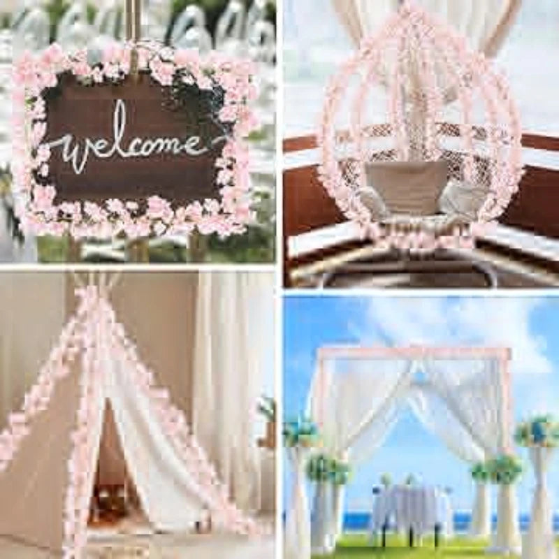 Cherry Blossom String Lights with 20 LEDs for Bedroom & Party Decor
