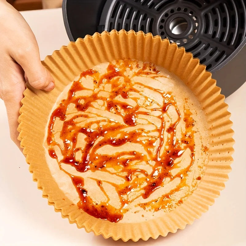 Air Fryer Paper Liners Disposable Non Stick Parchment Baking Sheets