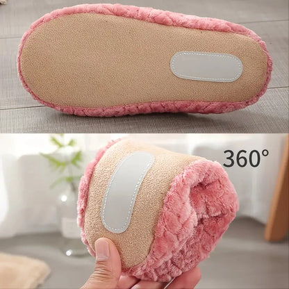 Fluffy Home Slippers – Soft Plush Indoor Slides for Men and Women