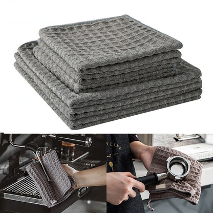 Coffee Machine Cleaning Cloth – Absorbent Microfiber Barista Towel