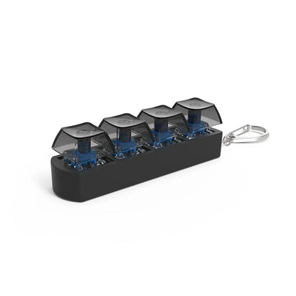 Keyboard Fidget Toy – 4 Key Mechanical Keychain Fidget