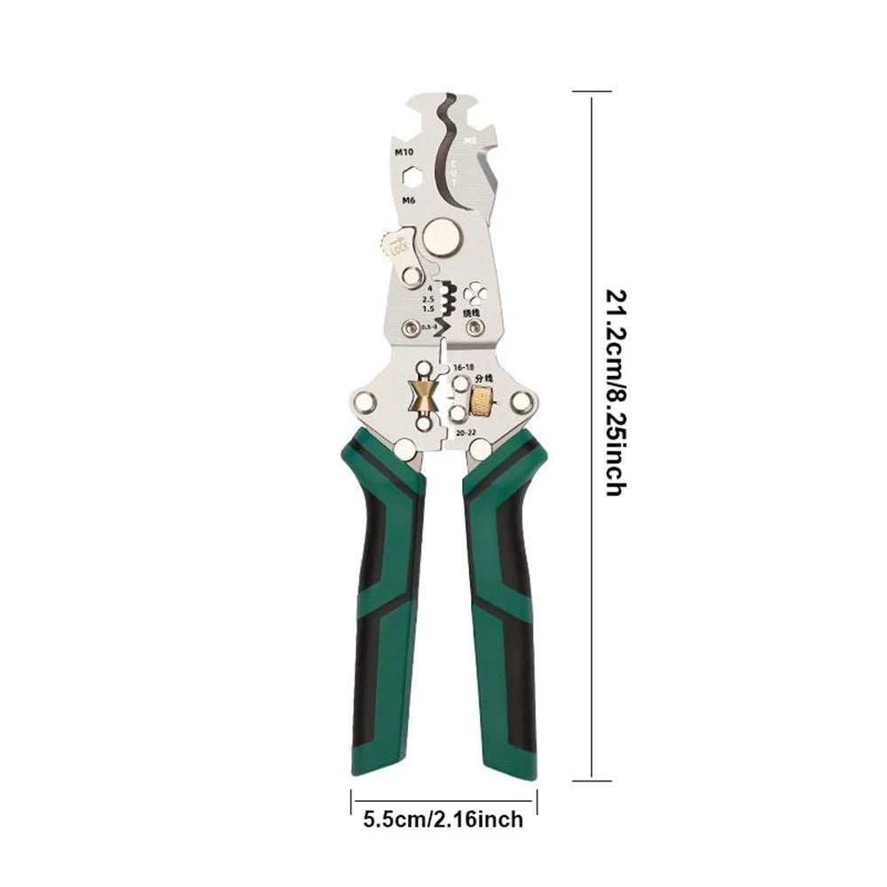 Multifunction Wire Stripper with Folding Pulley Design Pliers