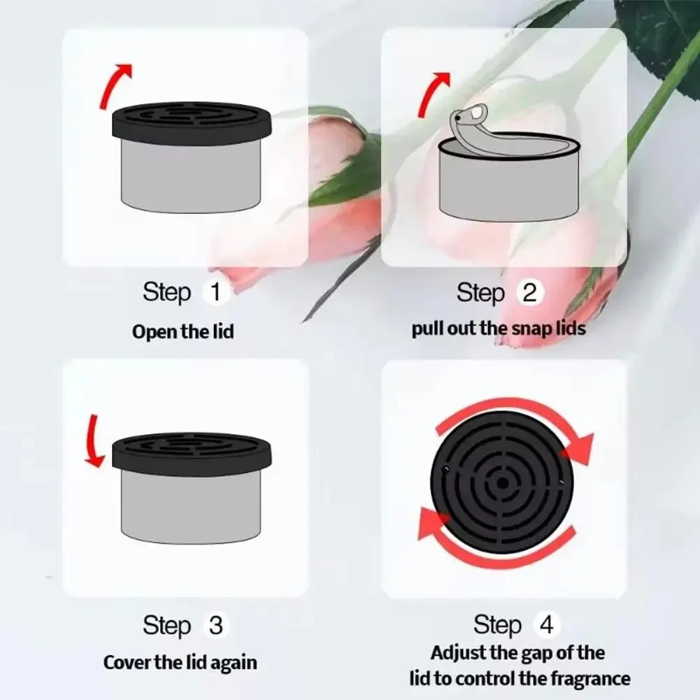 Coffee Car Air Freshener – Solid Aromatherapy Odor Eliminator