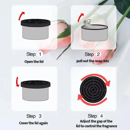 Coffee Car Air Freshener – Solid Aromatherapy Odor Eliminator