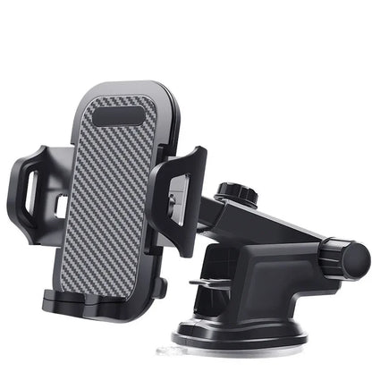 Car Phone Holder with 360° Windshield Mount for Smartphones