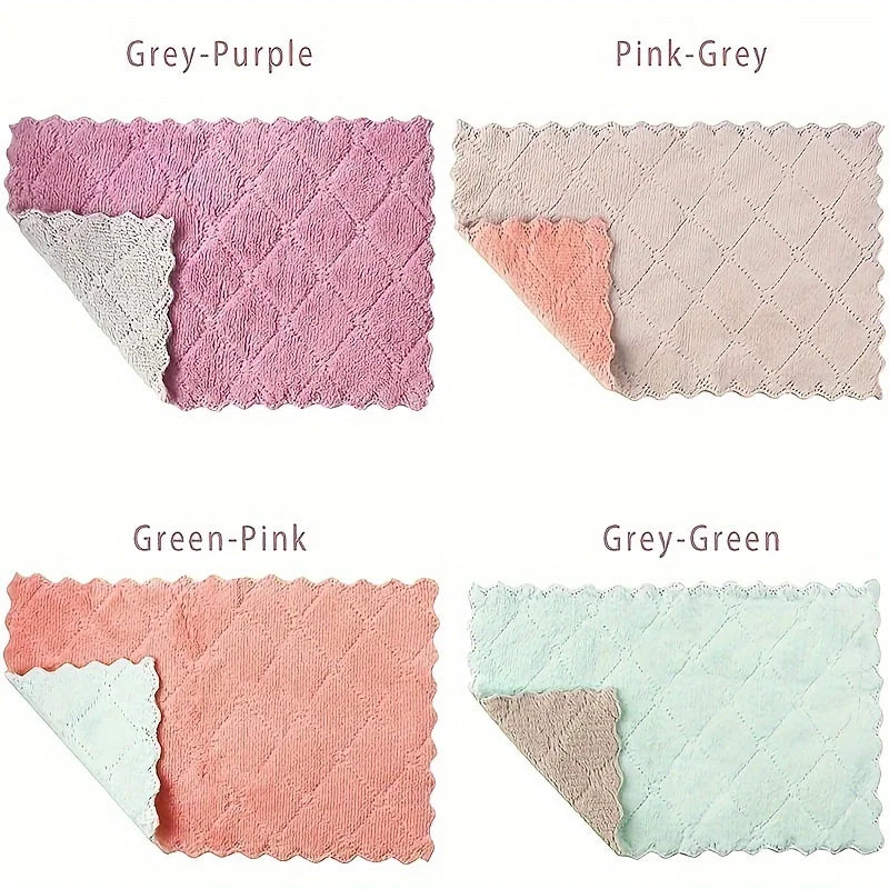 Microfiber Dish Cloths – 10 Pack Multipurpose Kitchen Cleaning Rag