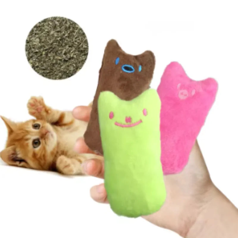 Catnip Plush Toy – Interactive Cat Chew & Mint Toy
