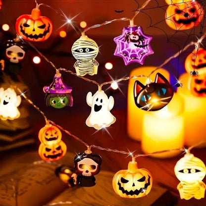Halloween LED String Lights Battery Operated Holiday Decor