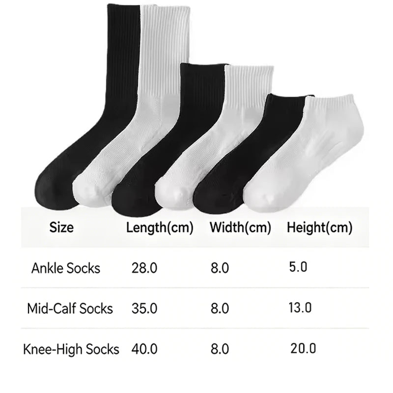 Men’s Sports Socks – Cushioned Breathable Running Socks