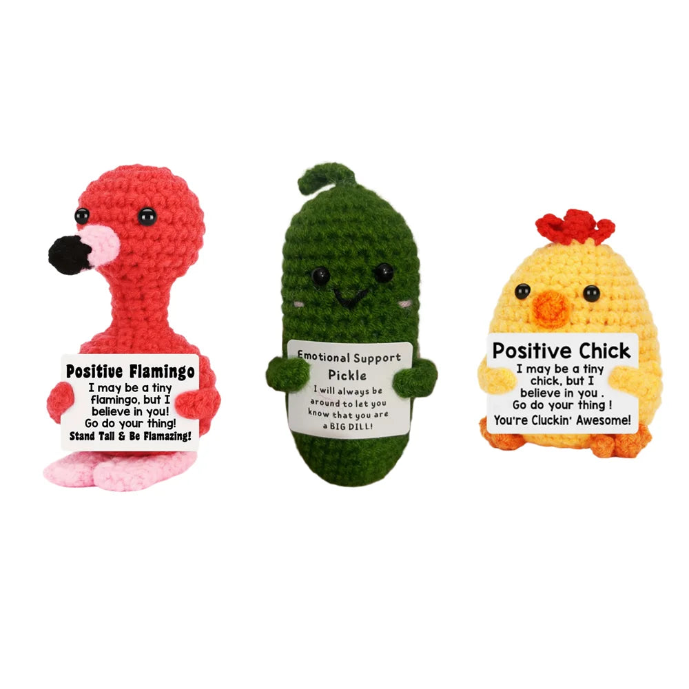 Crochet Plush Doll Potato Hug Pocket Mini Handmade Gift