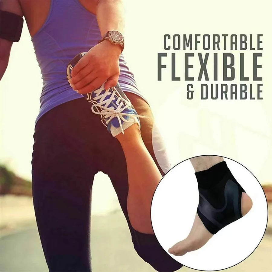 Ankle Brace Support – Adjustable Compression Sleeve for Sports & Running