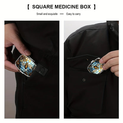 Travel Pill Organizer Small Portable Medicine and Storage Case
