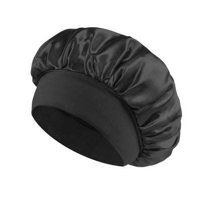 Satin Hair Bonnet for Sleeping – Large Silk Lined Hair Wrap Cap