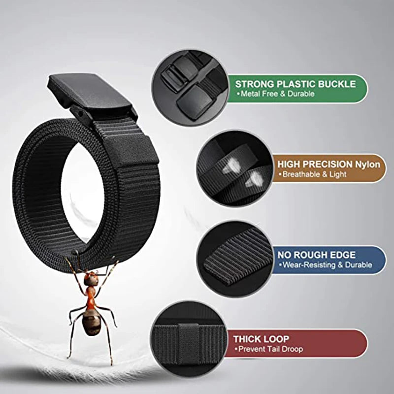 Men's Tactical Nylon Belt with Automatic Buckle for Outdoor Use