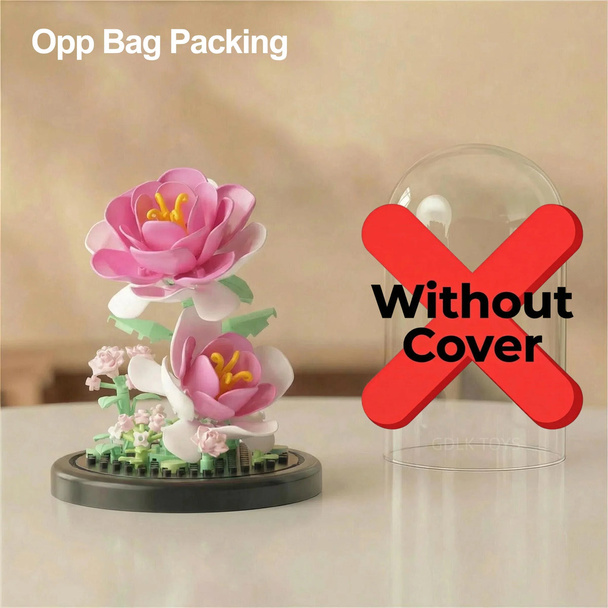Eternal Flower Bouquet Bonsai Potted Plant Micro Building Blocks Model Home Decoration Puzzle Toys Kids Birthday Christmas Gifts