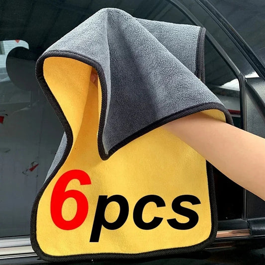 Microfiber Car Cleaning Towels for Washing, Drying & Detailing