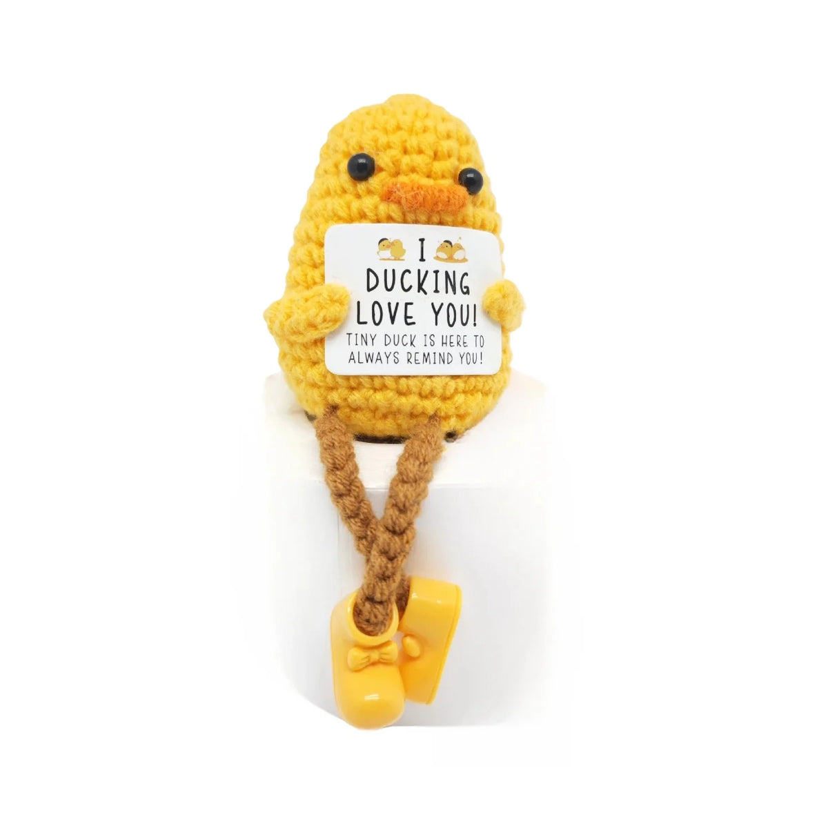 Crochet Plush Doll Potato Hug Pocket Mini Handmade Gift