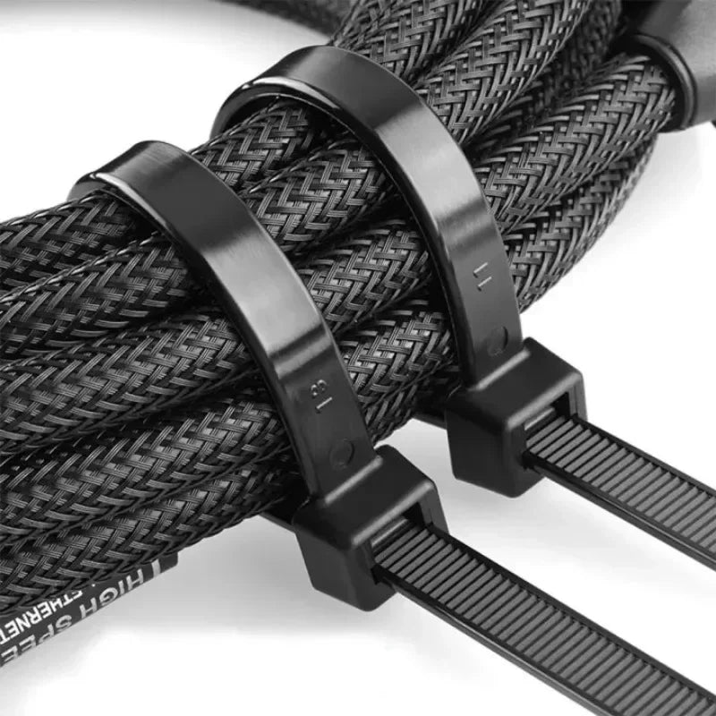 Nylon Cable Ties Self Locking Zip Ties for Cable Management