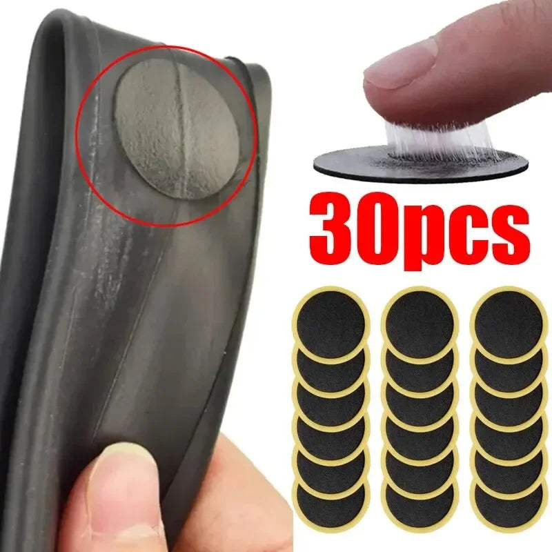 Bike Tire Repair Patches Glue-Free Quick Fix Puncture Patch Set