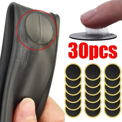 Bike Tire Repair Patches Glue-Free Quick Fix Puncture Patch Set