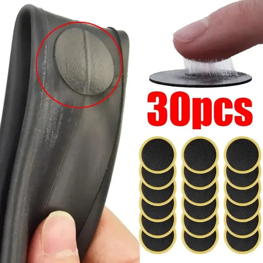 Bike Tire Repair Patches Glue-Free Quick Fix Puncture Patch Set
