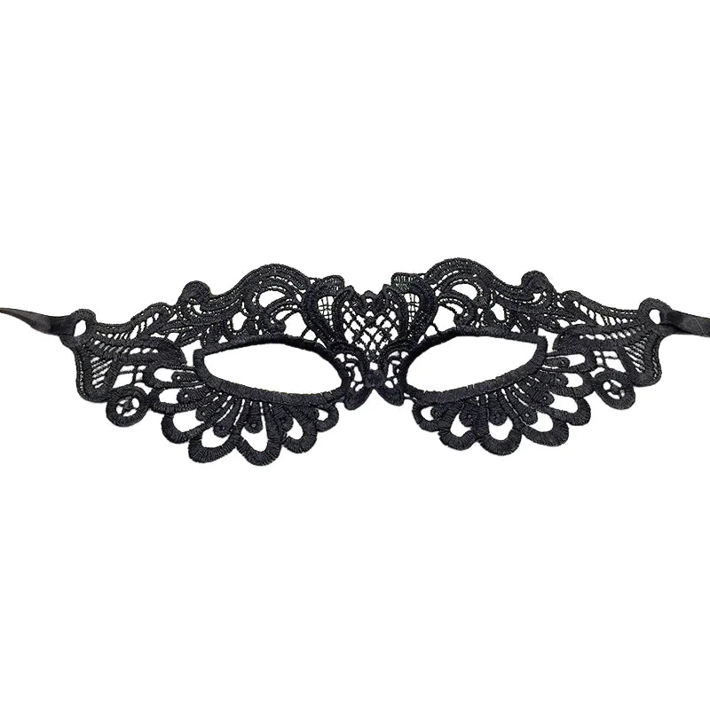 Lace Masquerade Eye Mask – Venetian Halloween Costume Accessory