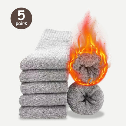 Men’s Warm Socks – Thick Towel Mid-Calf Winter Socks