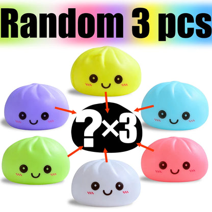 Dumpling Night Light, 8cm LED Cute Desktop Lamp