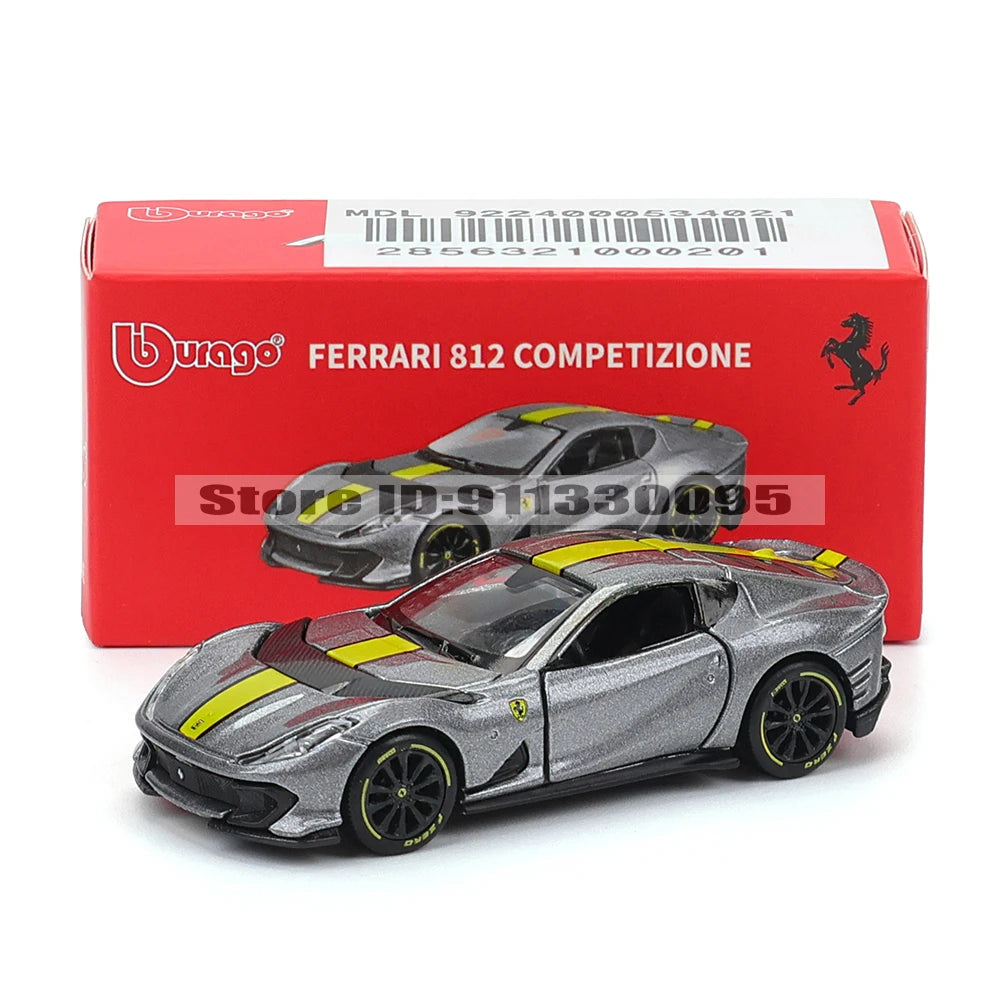 Bburago 1: 64 Ferrari series Multiple choices SP3 812 ENZO F40 F12TDF SF90 458 Car Die Casting Model  Gift Toy