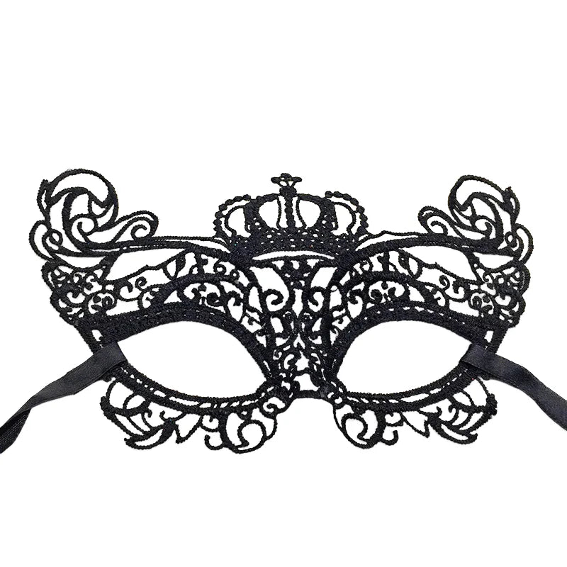 Lace Masquerade Eye Mask – Venetian Halloween Costume Accessory