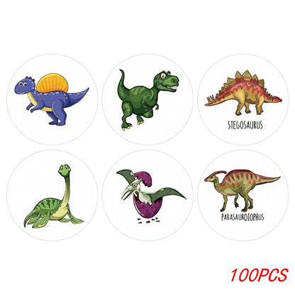Dinosaur Stickers for Kids – 100 to 500 Teacher Reward Stickers