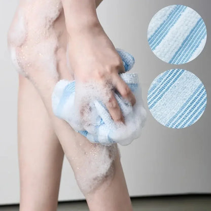 Exfoliating Back Scrub Towel – Long Body Washcloth for Shower