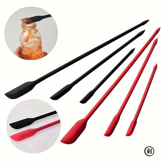 Mini Silicone Spatula Set for Jars, Bottles, Cooking & Baking