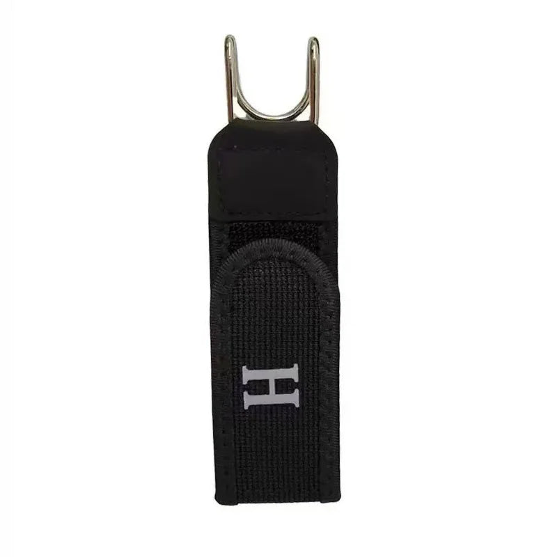 Adjustable Waistband Buckle with Elastic Strap and Metal Hooks