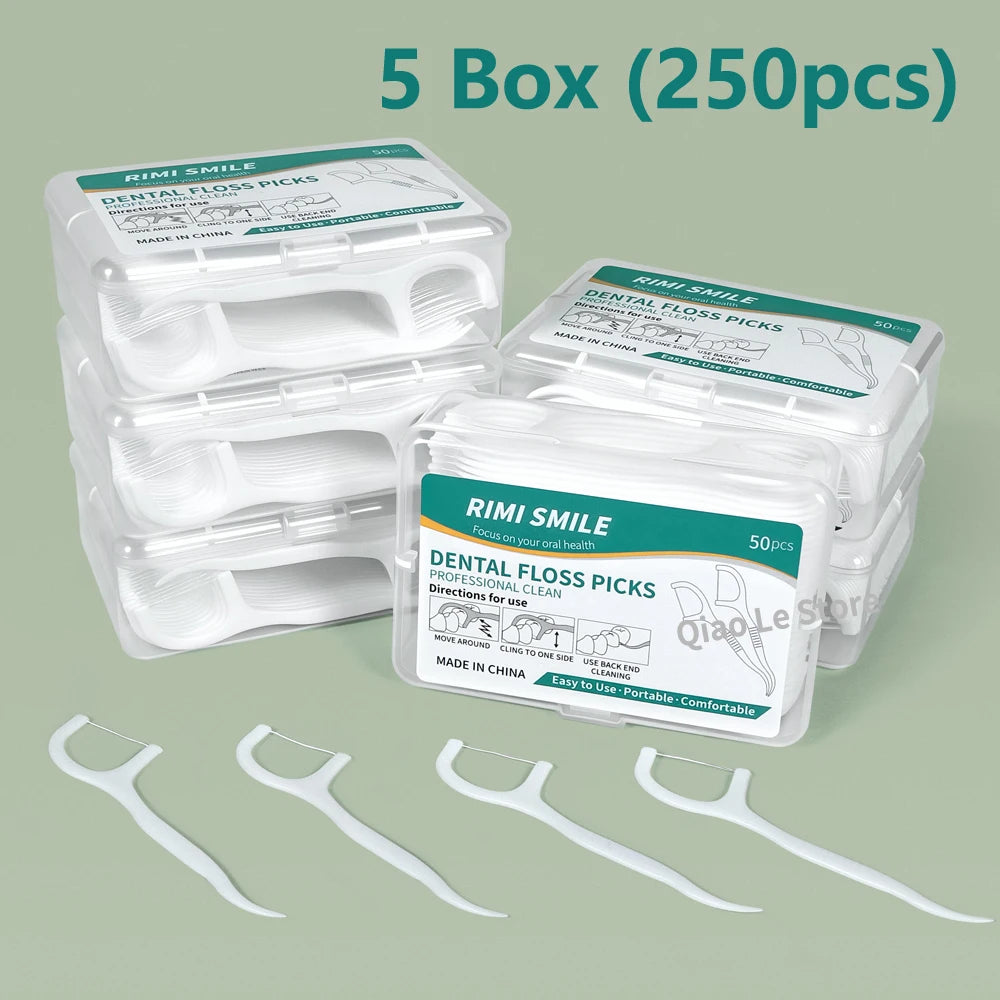 Dental Floss Sticks – Portable Disposable Oral Care Floss