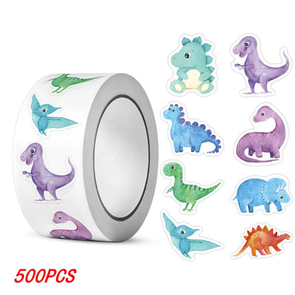 Dinosaur Stickers for Kids – 100 to 500 Teacher Reward Stickers