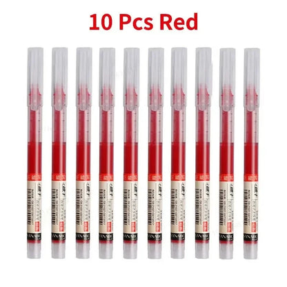 10 Pack Color Gel Pens 0.5mm Quick Dry for Writing and Note Taking